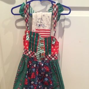 Matilda Jane dress with matching tights